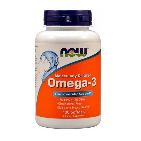 Omega-3 1000мг, 100 капс, Now